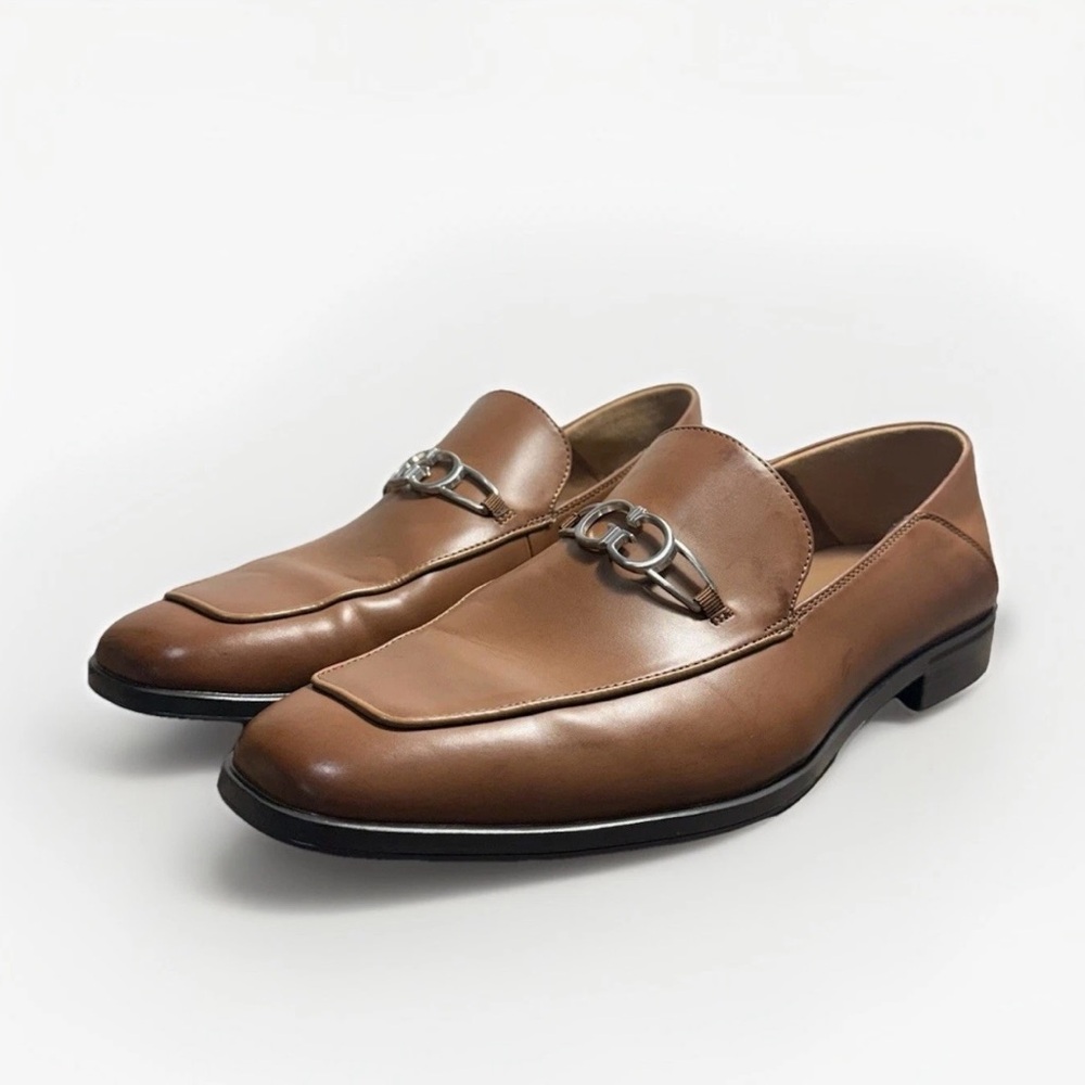 GUESS Men's Hawner Square Toe Slip On Dress Loafers - Picture 5 of 13